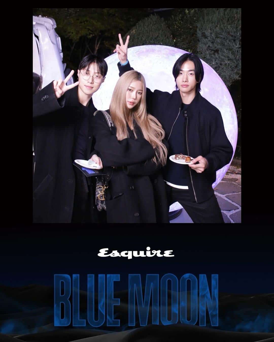 イギョムさんのインスタグラム写真 - (イギョムInstagram)「@esquire.korea @diorbeauty  Blue moon 🌙 in @peachesoneuniverse」11月26日 15時46分 - ekyooooooom