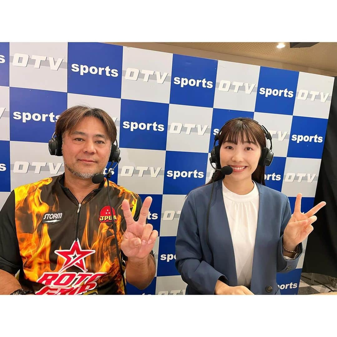 小林美沙希のインスタグラム：「． クィーンズカップボウリング大会 きょう午後４時３０分〜放送です📺 ． 解説は高良宏也さん、 私は実況を担当しています💪 ． ぜひご覧ください✨ ． #沖縄#okinawa  #沖縄テレビ #ボウリング #アナウンサー #小林美沙希」