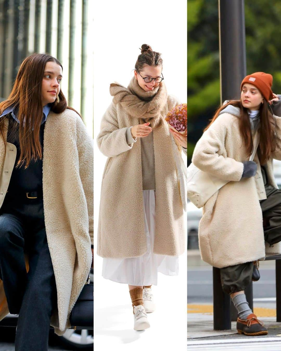 CLUÉLmagazineのインスタグラム：「. MY FAVORITE COAT MIX&MATCH 「冬のコート着回し大作戦💡」  ニュアンスカラーを纏ったスタイリッシュな“ボアコート” テディベアで有名なドイツのシュタイフ社のウールコットンボアをたっぷりと使用した《トゥジュー》のコート。 ブランドのシーズンテーマ“Cloudy”に合わせたグレイッシュなホワイトは、モコモコで愛らしいボアのイメージを中和する。 カラーレスのカーディガンタイプだからすっきりとした面持ちで、綺麗めにもカジュアルにも、寒い冬にたくさん活躍してくれそう！  コート　#toujours  from vol.95 ・・・・・・・・・・・・・・・・・・・・・・・・・・・  #cluel #クルーエル #cluelmagazine #クルーエル女子 #fashion #ファッション好き #ファッション雑誌 #おしゃれ #グッドガール #秋コーデ #トゥジュー #ボアコート #コートスタイル #モコモコ #ボアアウター #ニュアンスカラー #ナチュラル #リラックス #ゆるコーデ #着回し #コート着回し #ボーイッシュ女子 #シンプルが好き  こちらのアカウントもフォローしてね！ @cluel_homme @navys_magazine」