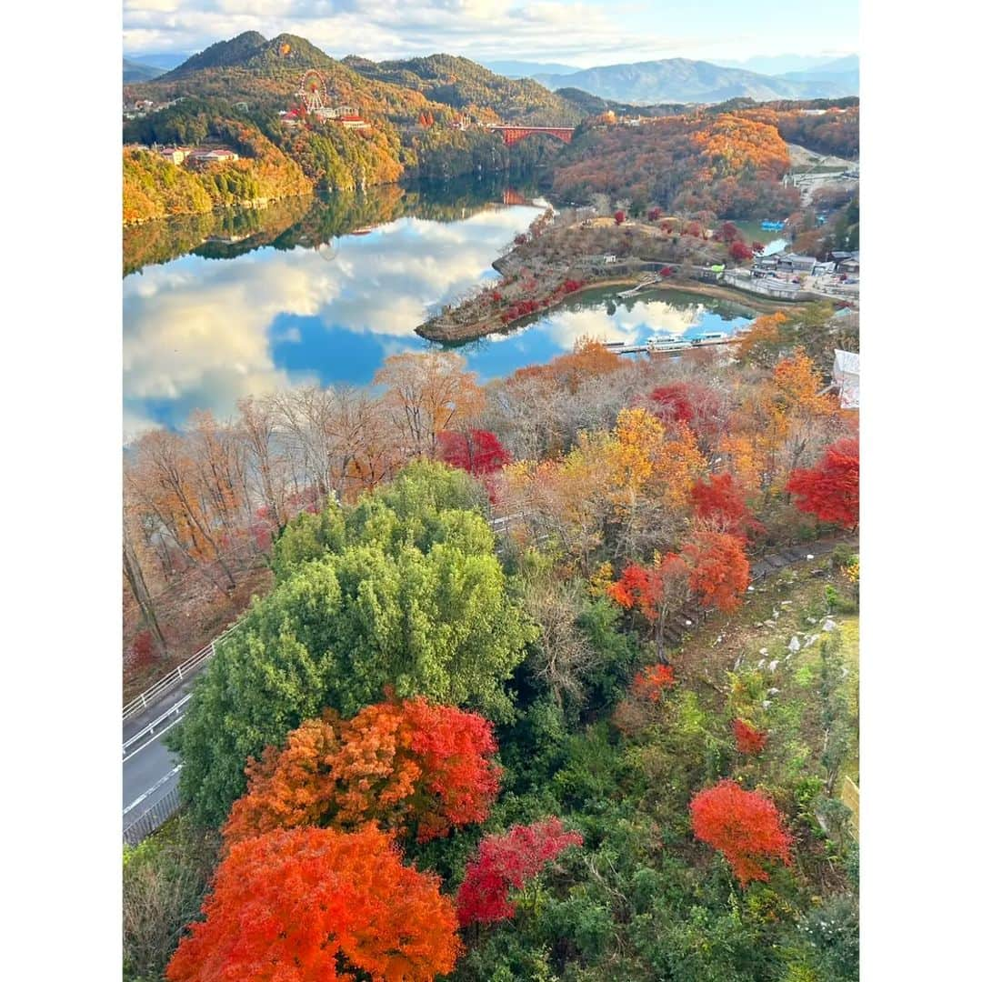 財前直見のインスタグラム：「🍙 今日は、岐阜県恵那市で行われている「全国発酵食品サミットinえな」に参加させていただきました 発酵仮面こと小泉武夫先生と御一緒だったのですが、先生の楽しくてパワフルなお話に圧倒されました！😄 家からは、食べる甘酒と梅醤油漬け、糀納豆を持っていったのですが、先生からはとても珍しい発酵食品などの紹介もあって、皆さん驚かれていました ベランダからの、紅葉🍁も綺麗でした🤗 来てくださった皆さん、ありがとうございました❗ 🍙 #岐阜 #恵那 #全国発酵食品サミットin #えな #発酵仮面 #小泉武夫先生 #発酵食品 #食べる甘酒 #梅醤油漬け #糀納豆 #直見工房 #皆さんに感謝 #財前直見 #🍙 #canaco @canaco_official_」