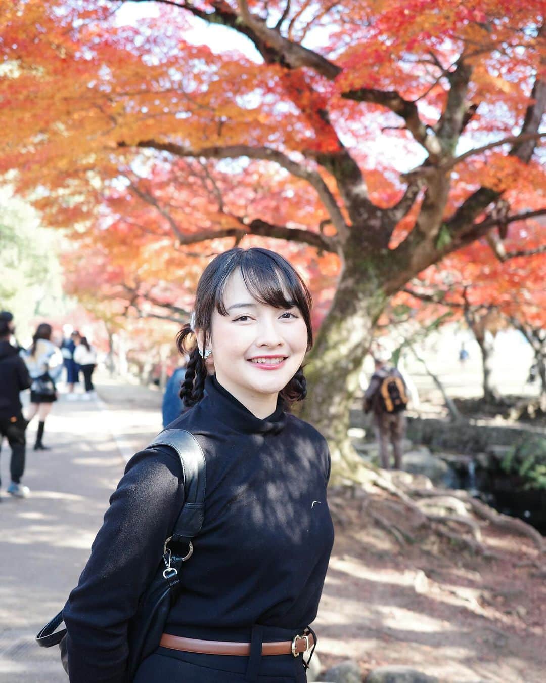 デフィ・キナル・プトリさんのインスタグラム写真 - (デフィ・キナル・プトリInstagram)「Autumn in Nara😍 . ft anak ngantuk」11月26日 17時41分 - kinalputridevi