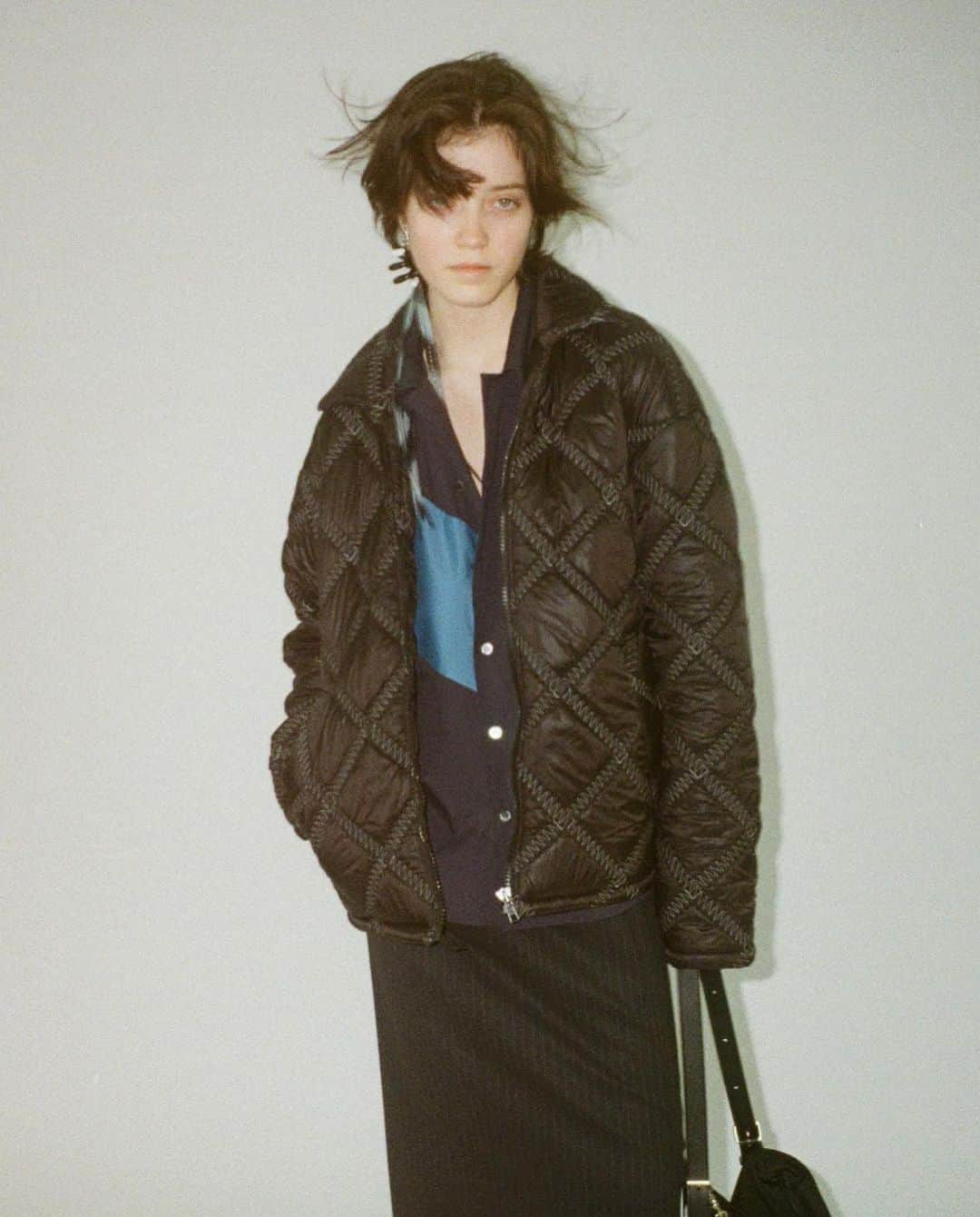 sodukさんのインスタグラム写真 - (sodukInstagram)「fall winter 23 collection aster wears padded zip-up jacket.  #soduk #soduk23fw」11月26日 17時42分 - soduk_official