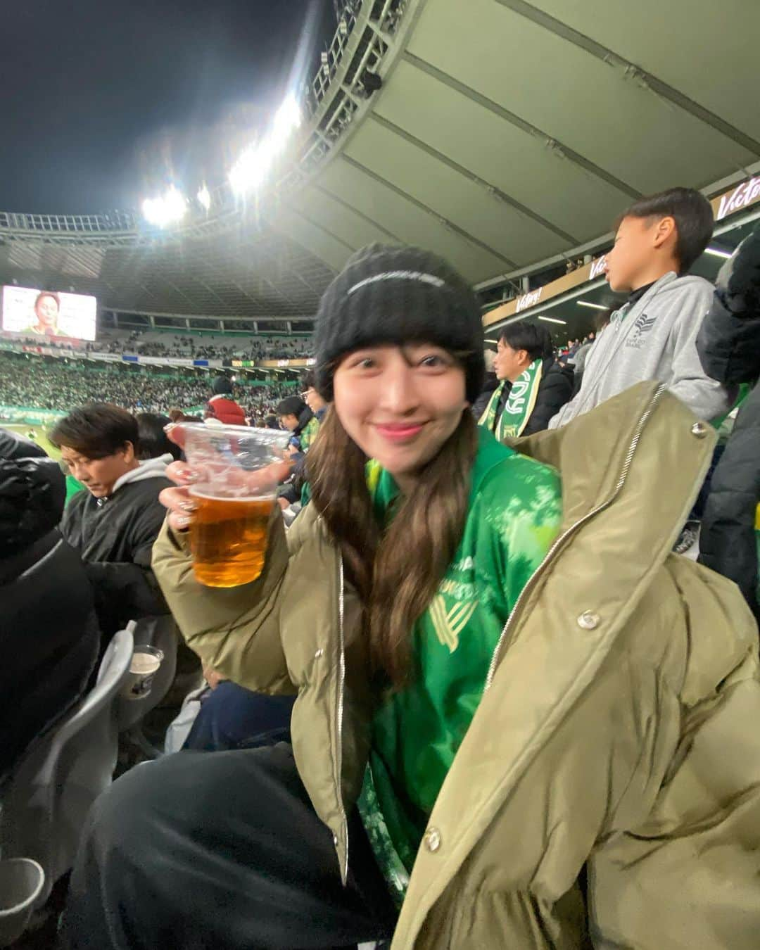 竹内ほのかさんのインスタグラム写真 - (竹内ほのかInstagram)「もうちょっとだぜ💚💚💚💚 #東京ヴェルディ」11月26日 18時08分 - pochandaa