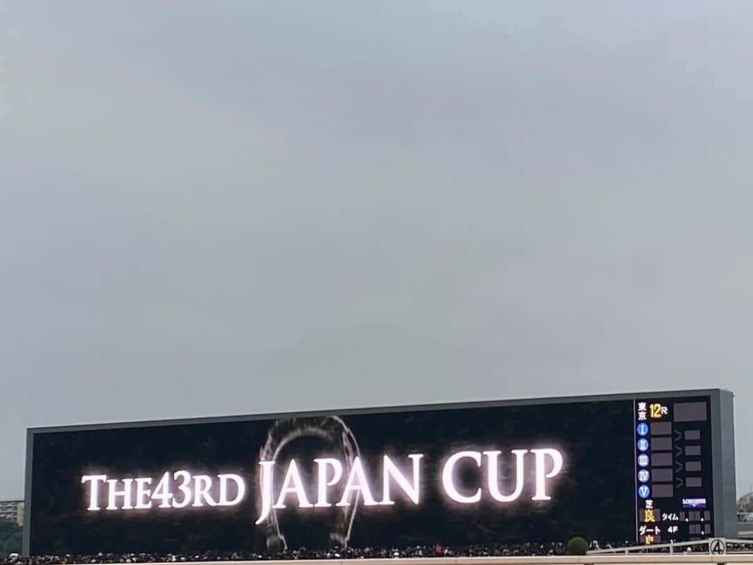 田添菜穂子さんのインスタグラム写真 - (田添菜穂子Instagram)「It was such an honour to be the MC of the award ceremony of the 43rd Japan cup in association with Longines! Congratulations to Equinox！  ジャパンカップの表彰式の英語MCを務めました。  イクイノックス、素晴らしい走りでジャパンカップを制しました。 表彰式のスタンバイで、目の前でゴールを見ることができるのは、本当にいつも役得です。 素晴らしい余裕さえある、王者の走りでした！  国際招待レースなので、外国人関係者も多く、ロンシャンやロイヤルアスコット、とまではいわないまでも、そちらで見るようなステキなお帽子やヘッドピースを身につけてらっしゃる男性、女性の方をお見かけできて気分が華やぎました。  表彰式の日本語司会が、ラジオNIKKEIのアナウンサーで元・仙台放送の小塚歩さんで、大変お久しぶりにお会いできて嬉しかったです！まさかの大学の学部学科が一緒の同窓生さんでもありました！  #japancup #japancup2023 #equinox #イクイノックス #イクイノックスおめでとう #ジャパンカップ #ジャパンカップ2023 #小塚歩 #longines」11月26日 18時30分 - nahokotazoe