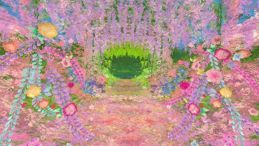 せきぐちあいみさんのインスタグラム写真 - (せきぐちあいみInstagram)「I made a flower field in VR to take my grandmother💐  おばあちゃんを連れていくためにVRでお花畑を作った💐  #flowerfield #flowergarden #花畑 #辻ヶ花 #着物 #VR #metaverse #3dart #digitalart」11月26日 18時49分 - vr_aimi