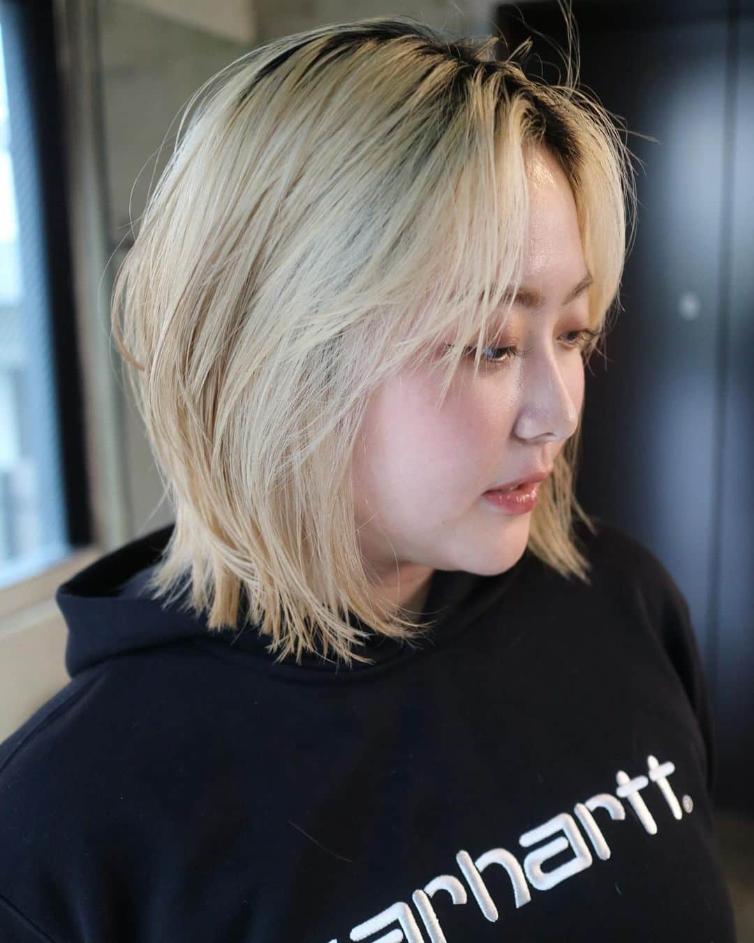 ヨウノスケのインスタグラム：「bob\layer 💇🏼」