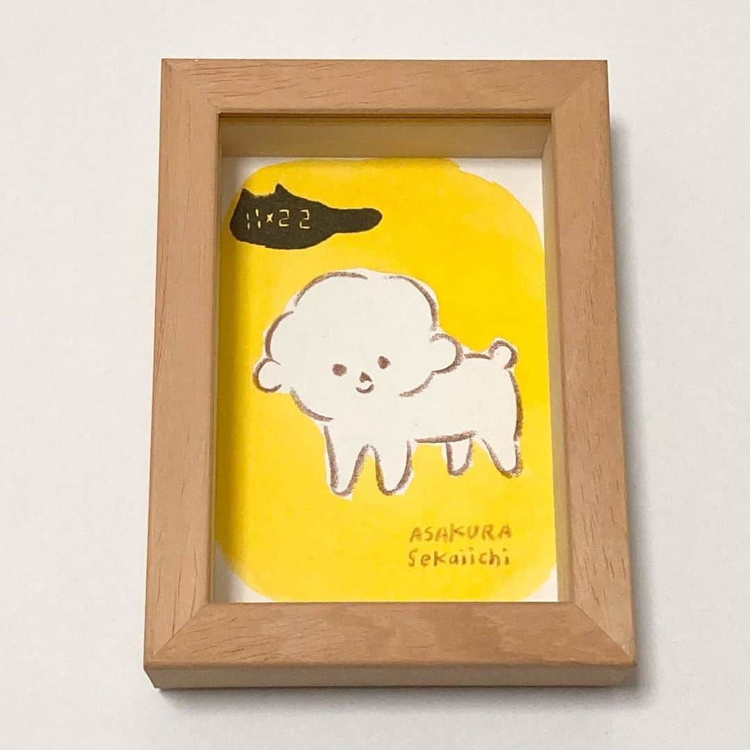 朝倉世界一のインスタグラム：「ねこと犬をテーマにしたグループ展『OneOneNyanNyan10』に遅刻参加しました  2023年11月22日（水）~12月22日（金） 会場 @smilininthesunshine  営業時間13:00~19:00  smilin' in the sunshine 〒541-0046 大阪府大阪市中央区平野町1丁目2-1 第2エイワビル 2F tel: 06-6210-4035」
