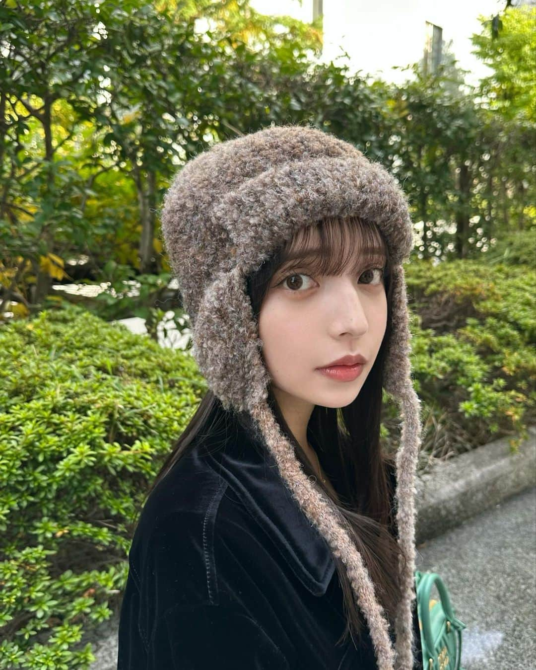 平尾優美花（ゆみちぃ）さんのインスタグラム写真 - (平尾優美花（ゆみちぃ）Instagram)「@sheinofficial 可愛すぎるビーニー🤎 柔らかくて暖かくて肌触りも良かった！ 23521772 ◀︎商品番号これです☺︎  クーポンコード：BFJP434 安くなるから是非つかってね💳  @caban.jp のベロアブルゾンお気に入りです  #shein#shein購入品#caban#148cm#低身長コーデ」11月26日 19時46分 - hirao_yumika