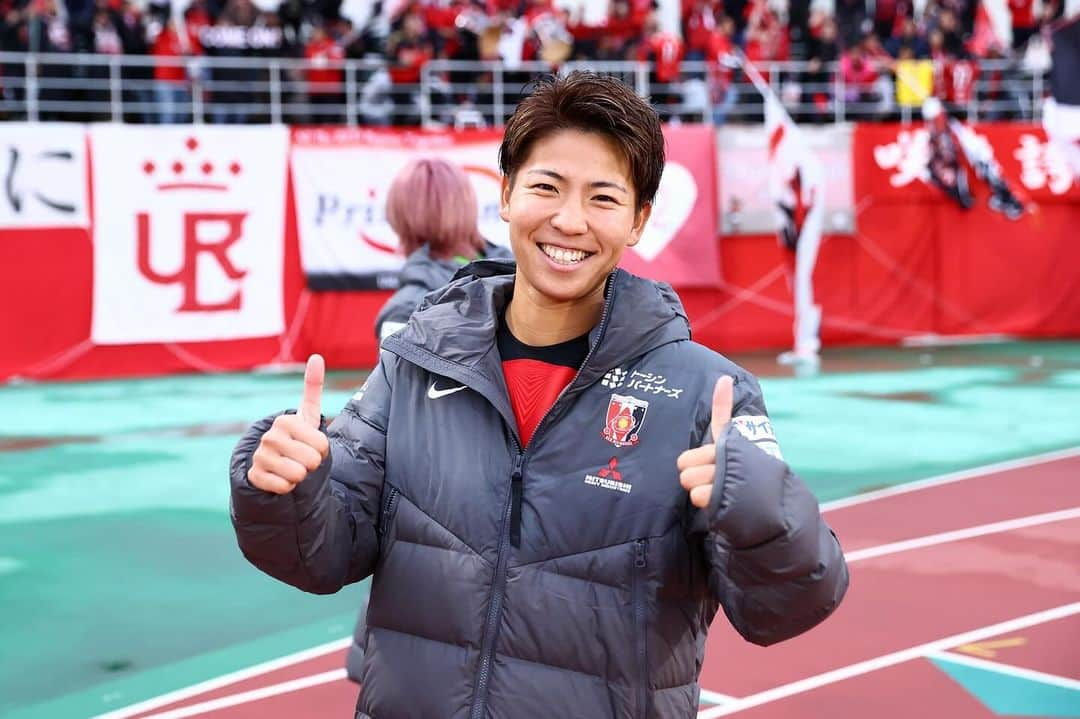 清家貴子のインスタグラム：「+3points🔥  寒い中たくさんの応援ありがとうございました！ また次へ向けて！  #三菱重工浦和レッズレディース  #weリーグ」