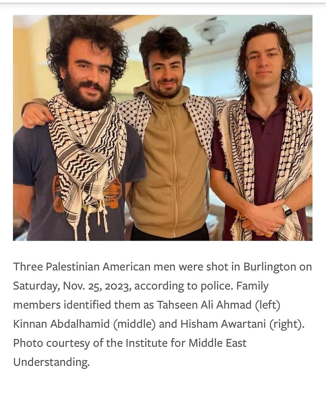 デブラ・メッシングのインスタグラム：「THIS is a HATE CRIME.  This is horrifying. This is Islamophobia.   Call out hate wherever and whenever you see it.   I pray for the 3 men’s fast and full recovery, and for the bigot to be arrested and indicted for attempted murder.  #islamaphobia #hatecrime #Vermont #palestinian #nohate #seesomethingsaysomething  DETAILS: Without saying a word, the shooter fired at least four rounds from a pistol, striking two of the men in the torso and one in the lower extremities, police said in a press release issued early Sunday afternoon. Two of the victims were in stable condition and one sustained serious injuries.」