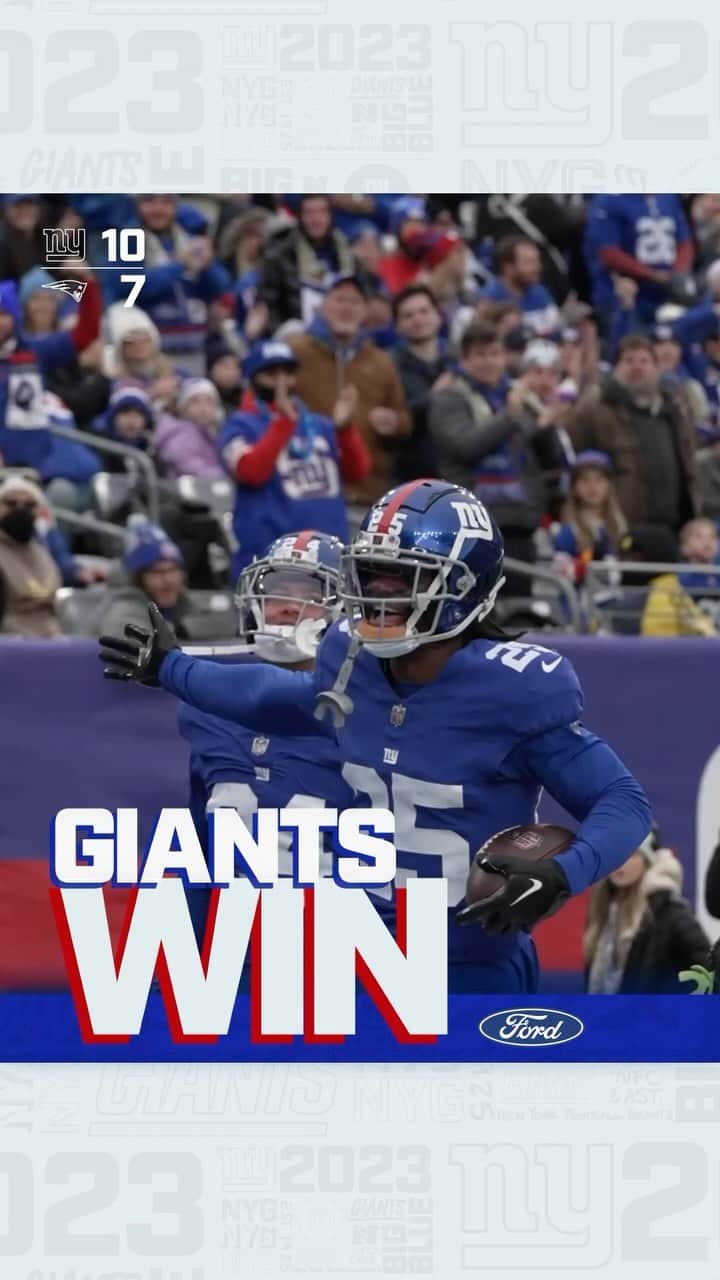 New York Giantsのインスタグラム：「That’s a WIN ‼️」