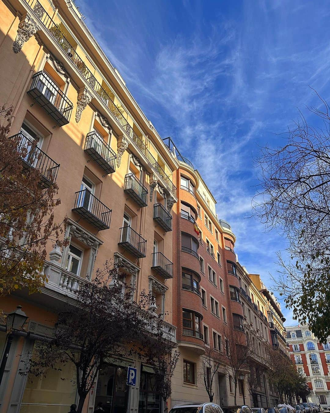 Chiquinquira Delgadoさんのインスタグラム写真 - (Chiquinquira DelgadoInstagram)「Madrid de mi ♥️  - Puedo caminar por horasss por tus hermosas calles, de hecho lo hago y es de mis terapias preferidas 👣 -Tu cielo es el mas azul de todos🙌🏻 - Soy enamorada de tus mercados y las maravillas que encuentro, del huerto al plato🙌🏻 - Ella, una de mis mayores razones para estar agradecida👧🏻 #carlota - El barrio Justicia, de mis rincones favoritos🙃 - Madrid está llena de gente que quiero y extraño @robertoramosmakeup 🇻🇪  - Frio, navidad, y ♥️ - Le quedó deliciosa a Carlota 🏚️🤶 - El parque El Retiro en el otoño es 🙌🏻 , que maravilla en el corazon de #madrid   #muchneededbreak ⏸️ #thanksgivingbreak」11月27日 6時18分 - chiqui_delgado