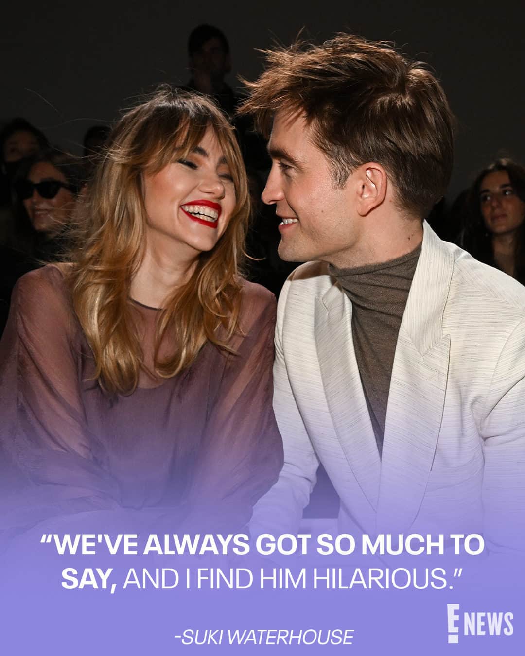 E! Onlineさんのインスタグラム写真 - (E! OnlineInstagram)「We're unconditionally and irrevocably in love with this couple. 🥹 Revisit Robert Pattinson and Suki Waterhouse’s love story at the link in bio. (📷: Getty)」11月27日 7時00分 - enews
