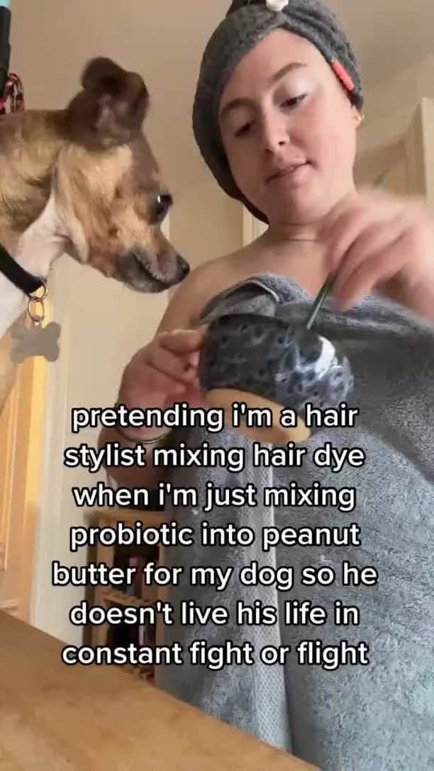 Sam Villaのインスタグラム：「POV: putting our skills to good use so that our furry friends have all of their meds. ⁠ ⁠ P.S. We love ALL of our clients - especially those with 4 legs 🫶⁠ ⁠ video: @emmajaynegrams⁠ ⁠ #SundayFunny⁠ #SamVilla」