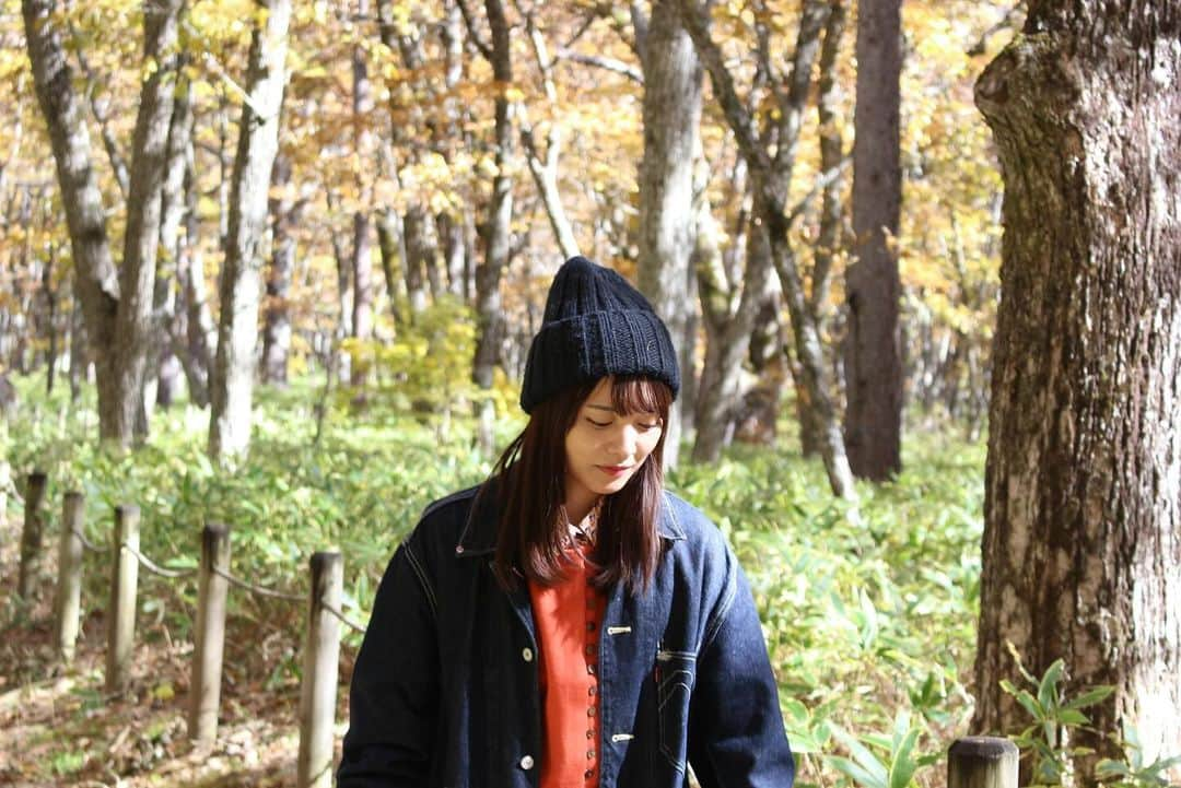 松永有紗さんのインスタグラム写真 - (松永有紗Instagram)「マネージャーです🦭  秋の装いの#松永 さん🍂 フィルムカメラの写真もいつの日か、、📷？？  #散歩 #フィルムカメラ #写真 #autumn  #film  #filmcamera  #photo  #happy #photography」11月26日 21時38分 - arisa_matunaga