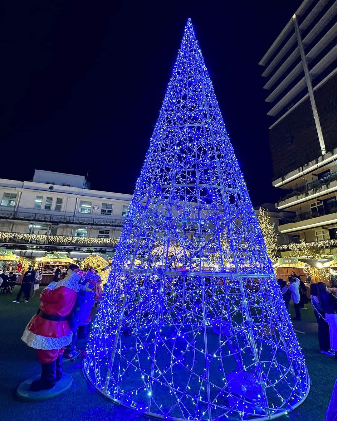 池尻和佳子さんのインスタグラム写真 - (池尻和佳子Instagram)「大名ガーデンシティもすっかりクリスマスモードでした🎄サンタさん、お願いしますよ‼︎」11月26日 22時19分 - wakako_ikejiri_rkb