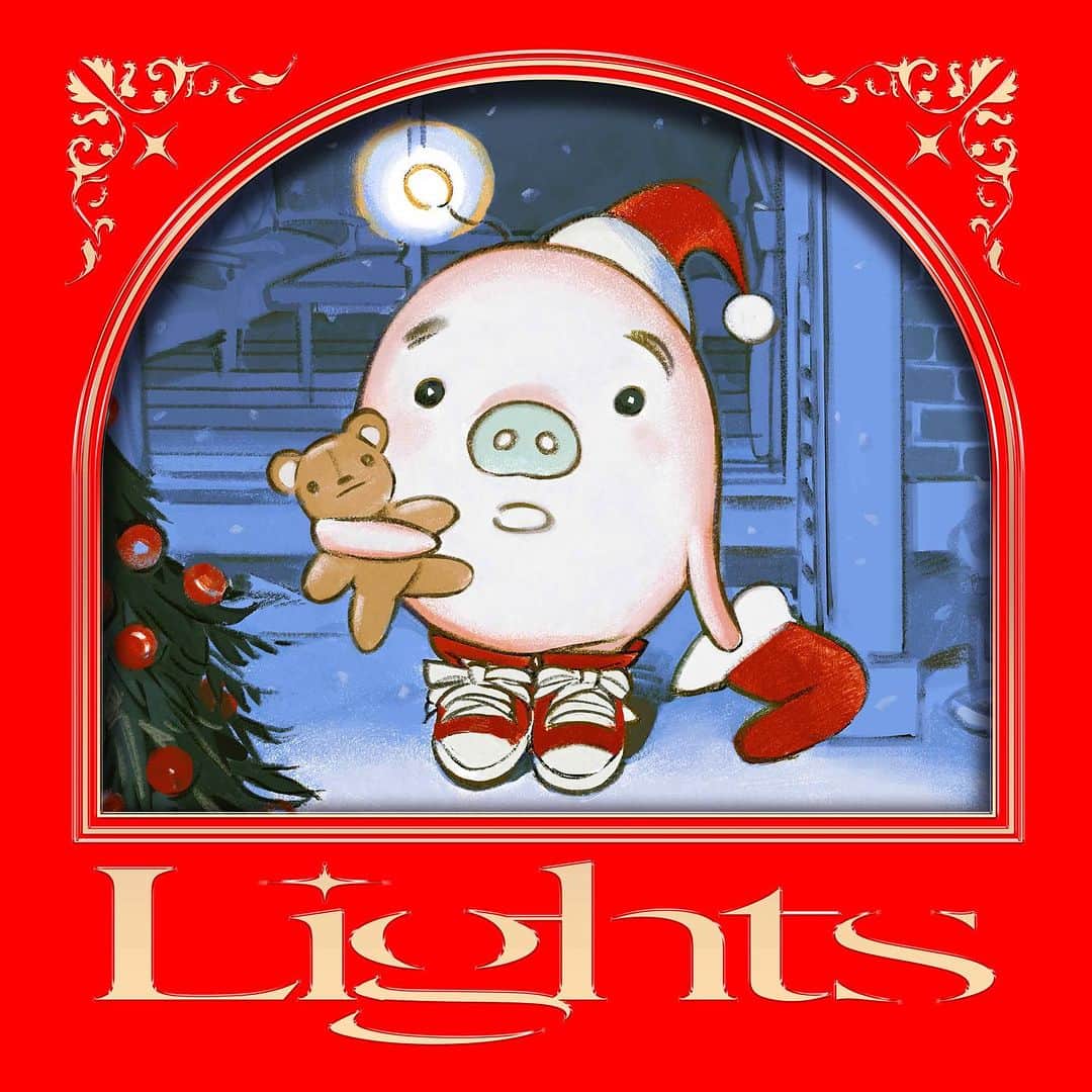 のインスタグラム：「#tofubeats  二子玉川ライズのクリスマスイルミネーション楽曲「Lights」の配信リリースが12/1に決定💡✨  ご予約はこちらから👉 🎧tofubeats.lnk.to/Lights」