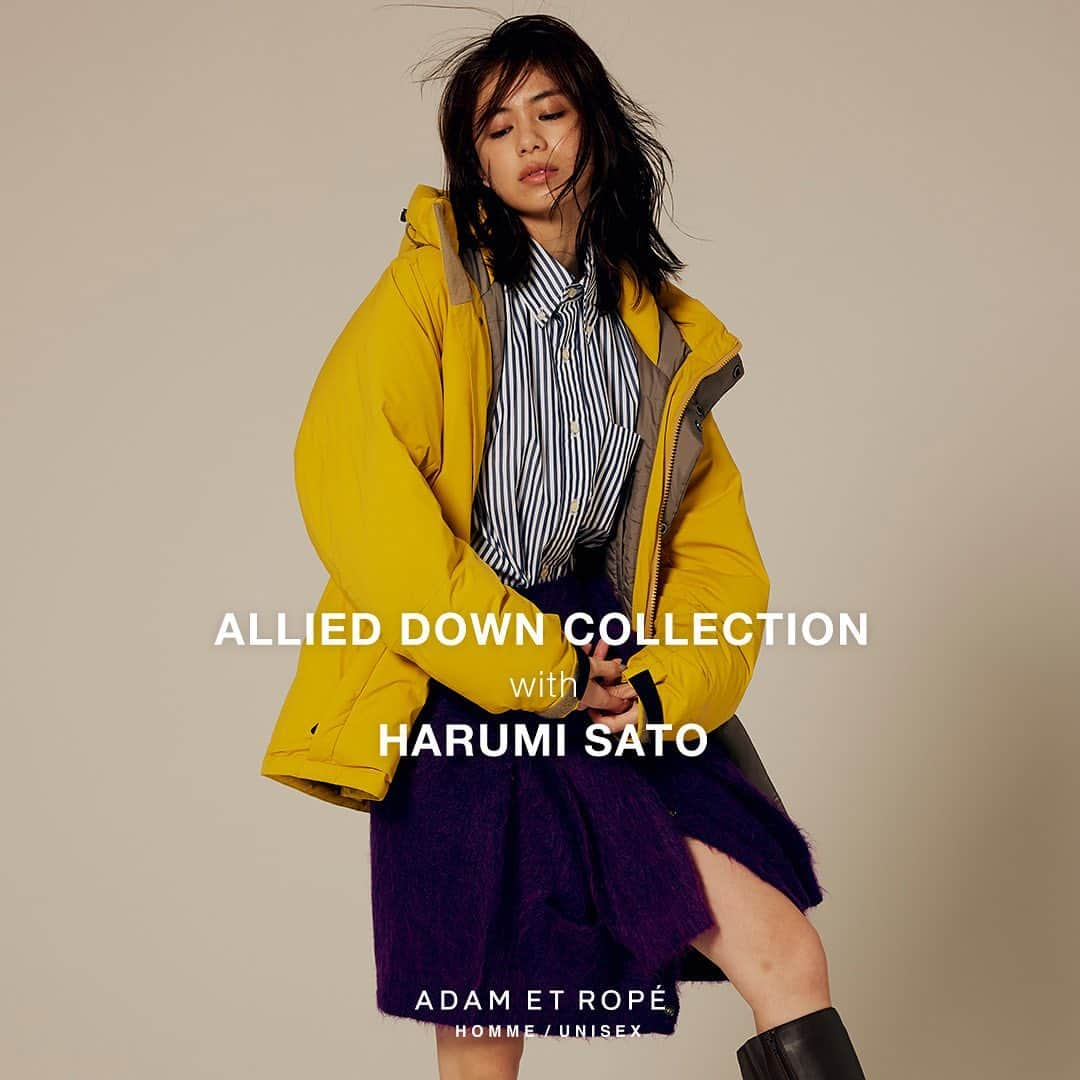 ADAM ET ROPÉさんのインスタグラム写真 - (ADAM ET ROPÉInstagram)「【NEW LOOK BOOK】 ALLIED DOWN JACKET wear by HARUMI SATO  近年、暖冬なんて耳にするけど 寒いなって思う日があるでしょう。  なによりダウンって暖かくて、軽い。 ウィンターシーズンのファッションを 楽しむうえでも欠かせないはず。  ADAM ET ROPÉが揃えたのは マットなカラーリングに ジャストフィットなシルエットの 大人のためのダウン。  今年2度目の登場となる佐藤晴美さんに 今季一推しのダウンジャケット6 STYLEを 着こなしていただきました。  photographer _ houmi sakata〈tron management〉 stylist _ mari tsujimura hair _ shuco〈3rd tokyo〉 makeup _ nagisa〈w tokyo〉 model _ harumi sato〈ldh〉 art director _ hayato hirahara〈kayumi inc.〉  @adametrope  @adametropehomme  @sato_harumi__official  #adametrope  #adametropehomme  #allied #down #downjacket  #2023 #winter #アダムエロペ #アダムエロペオム  #佐藤晴美 #アライド  #ダウンジャケット」11月26日 23時22分 - adametrope