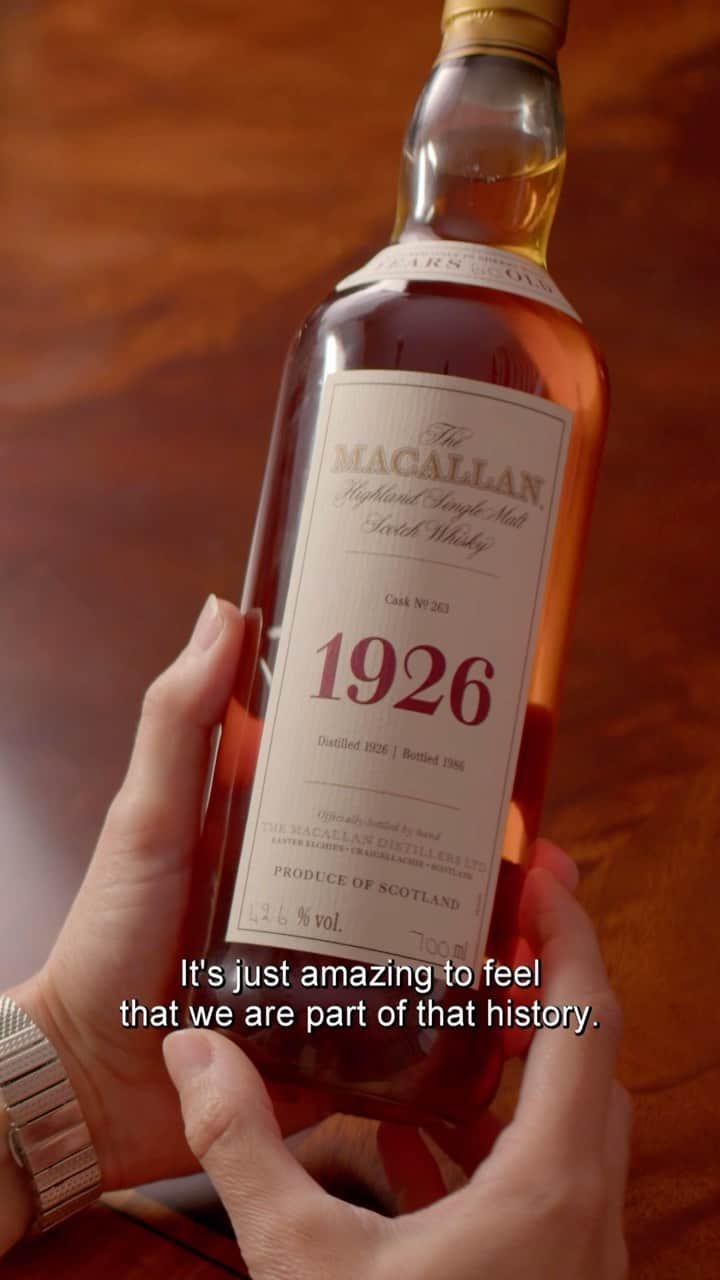 The Macallanのインスタグラム：「“We will forever be thankful for our predecessors who set our foundations in craftsmanship and quality. They set a whisky making philosophy that we stand by today.” - Kirsteen Campbell, Master Whisky Maker.   Under the guardianship of Janet Harbinson, our former Managing Director fondly known as ‘Nettie’, the most valuable bottle of wine or spirit ever sold at auction was distilled - The Macallan 1926. Her spirit still drives everything we do today.   Discover more via our link in bio.  Crafted without compromise. Please savour The Macallan responsibly.  #TheMacallan #TheSpiritof1926 #TheMacallanFineandRare」