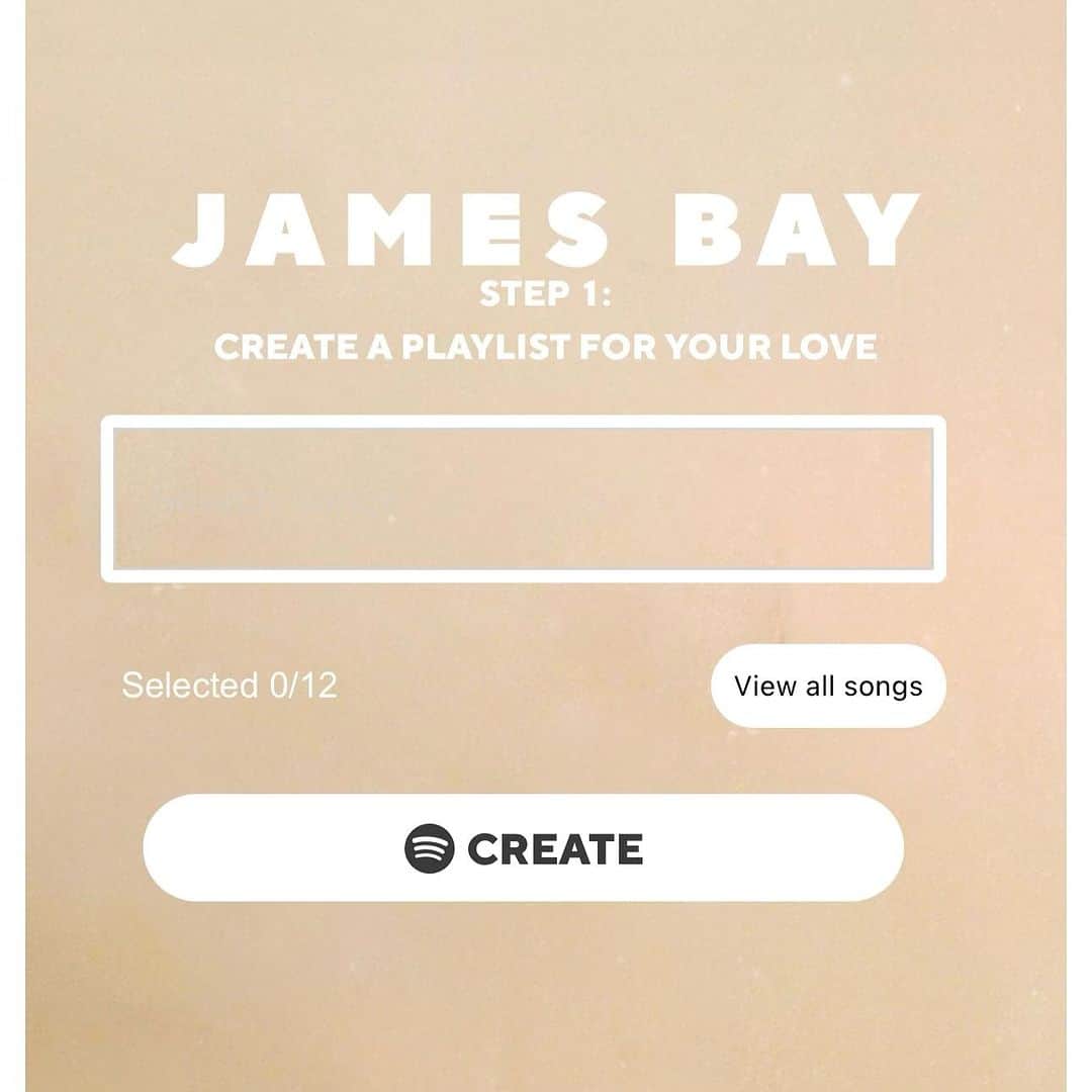 ジェームズ・ベイさんのインスタグラム写真 - (ジェームズ・ベイInstagram)「Throughout the years I’ve written many songs about the people I love, so it only felt right to put out a collection called “Songs for my Love.” I’d love it if you join me and click link in bio to make a playlist of your own.」11月27日 0時00分 - jamesbaymusic