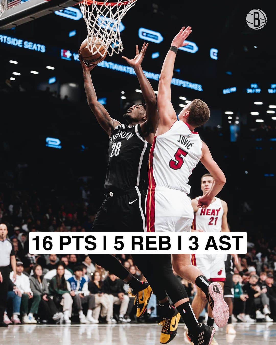 Brooklyn Netsさんのインスタグラム写真 - (Brooklyn NetsInstagram)「Steady numbers all around from the W 📊」11月27日 0時58分 - brooklynnets