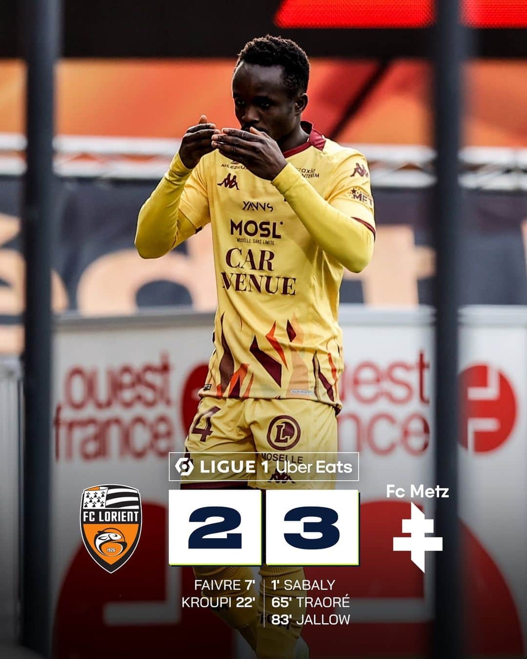 リーグ・アンのインスタグラム：「🤭😘  #Ligue1UberEats」