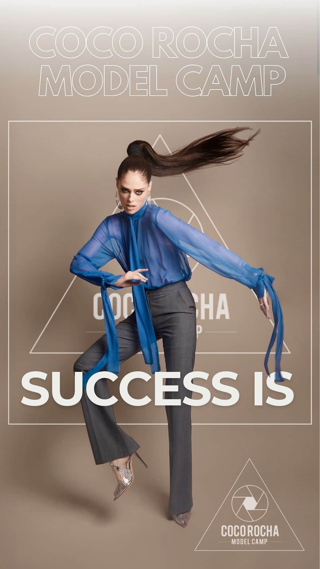 ココ・ロシャのインスタグラム：「Everyone desires success, but what does success really mean to you? This is a topic we delve into extensively at @CocoRochaModelCamp. For @CocoRocha, maintaining authenticity amid the ebb and flow of the modeling industry’s challenges was the bedrock of her personal fulfillment. On the journey to achieving your goals, recognizing the impossibility of pleasing everyone and understanding that it’s more empowering to prioritize pleasing yourself is a profound realization. If you’re ready in 2024 to redirect your career on your terms, then #CocoRochaModelCamp is the place you need to be.」