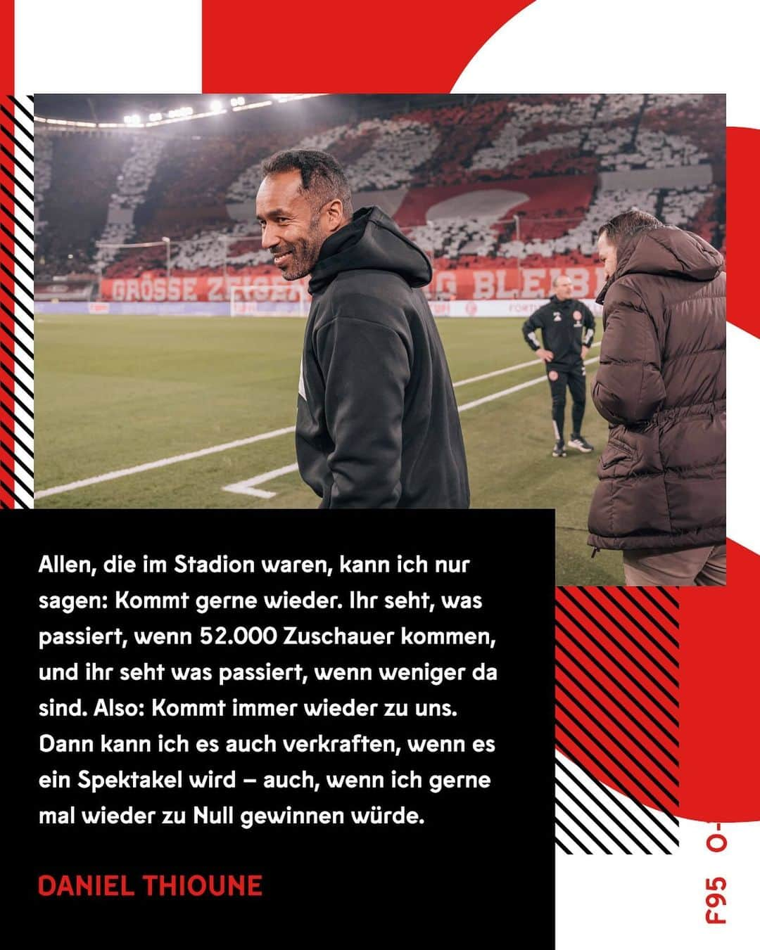 フォルトゥナ・デュッセルドルフのインスタグラム：「Also, wen von Euch sehen wir beim Heimspiel gegen Kiel? 🤗 Tickets findet Ihr im freien Verkauf im F95-Shop 🎟️ • • #f95 #fortuna #F95S04 #Heimspiel #2Bundesliga」