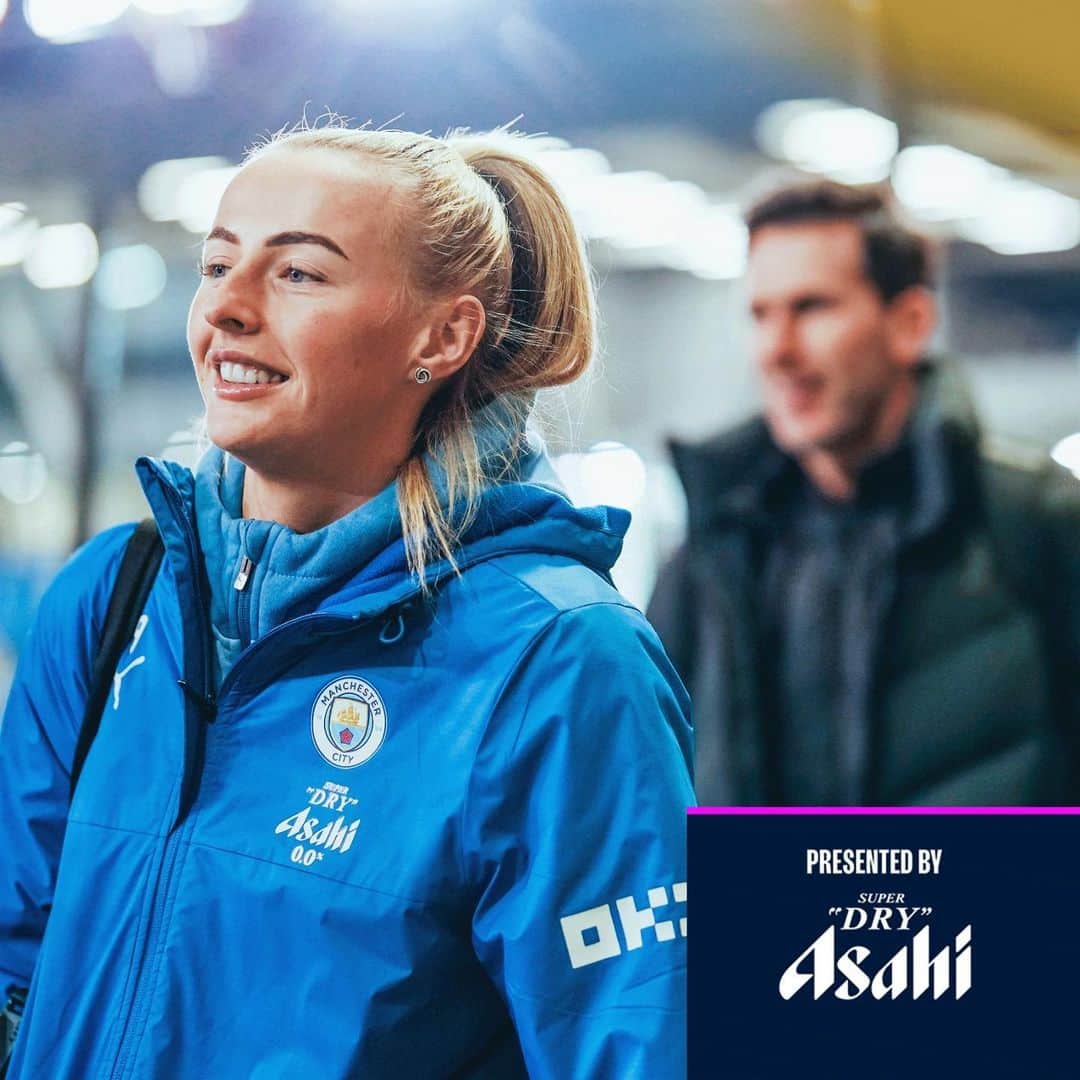 マンチェスター・シティFCのインスタグラム：「Back at the Joie Stadium 🩵  🤝 @asahisuperdry」