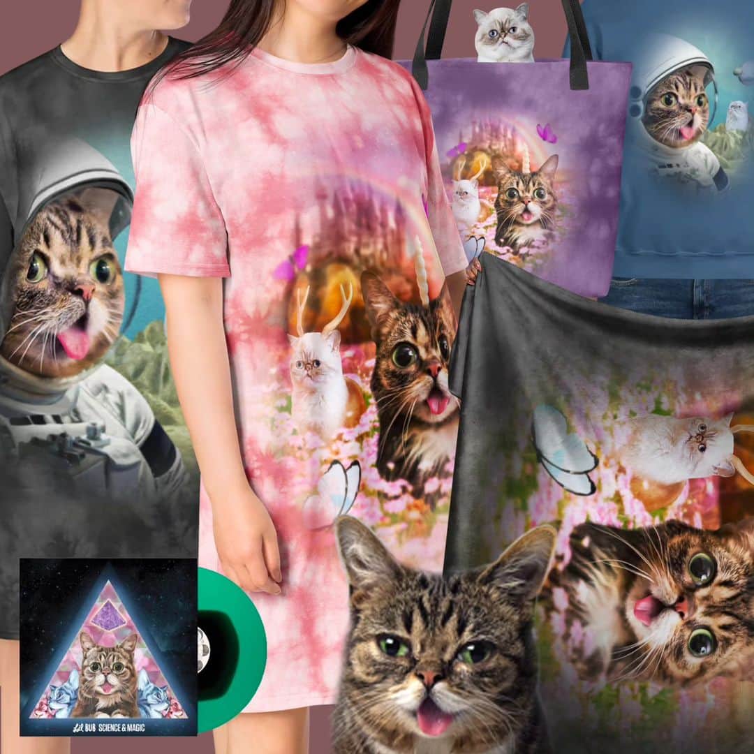 Lil BUBさんのインスタグラム写真 - (Lil BUBInstagram)「BUB was equal parts science and magic. To celebrate that delicate balance, we're having SCIENCE (FICTION) & (FANTASY) MAGIC Sunday in the BUB Store - link in BUB's Bio (store.lilbub.com)  25% off all Science & Magic Merchandise, 20% off everything else, plus two free gifts and free US Shipping until 3am.  There's no better gift than the gift of BUB because every purchase benefits Lil BUB's Big FUND for Special Needs Pets.  #scienceandmagic #goodjobbub #lilbub #giftofbub」11月27日 3時18分 - iamlilbub