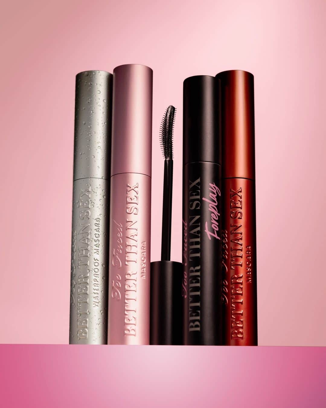 Too Facedのインスタグラム：「some things just go better together 🥰💖 Pair our NEW Foreplay Mascara Primer with our Original, Chocolate, and Waterproof Mascara for mind-blowing lashes! Shop the collection now at @hsn #toofaced #tfcrueltyfree #betterthansex」