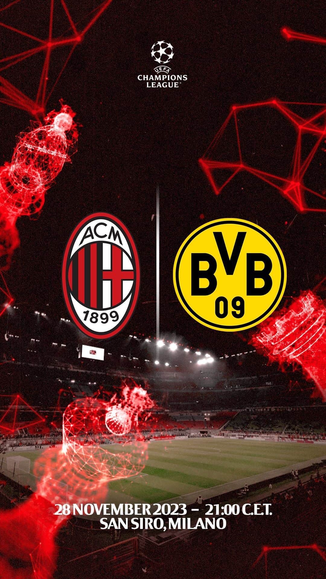 のインスタグラム：「#UCL calling: ready to make our move ♟️🏆  #ACMBVB | #SempreMilan」