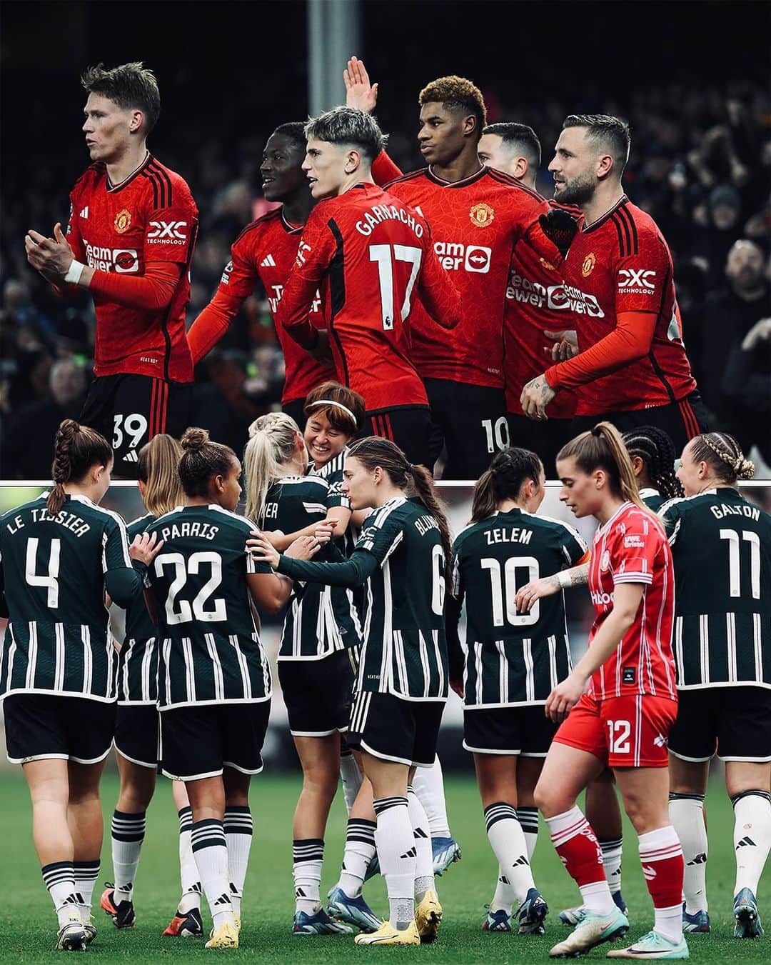 マンチェスター・ユナイテッドのインスタグラム：「A winning weekend 😁👏  #MUWomen #MUFC #ManUtd #WSL #PremierLeague」