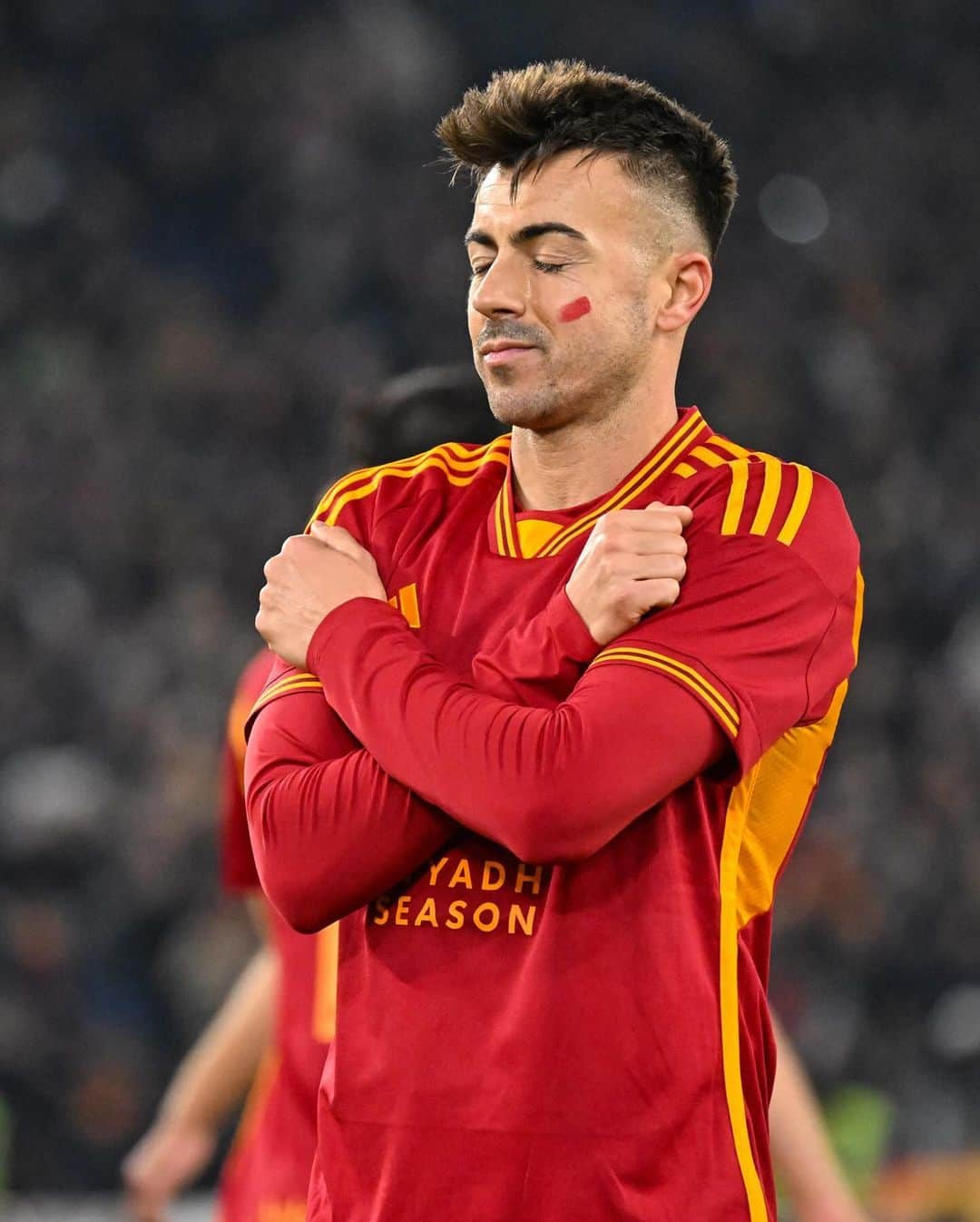 のインスタグラム：「Trademark El Shaarawy. ™️   #ASRoma #RomaUdinese」