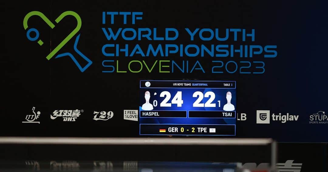 ITTF Worldのインスタグラム：「THIS happened today at #ITTFWorldYouths 🫨  Watch LIVE to not miss anything else, set your reminders 😉 👉 youtube.com/WTTGlobal」
