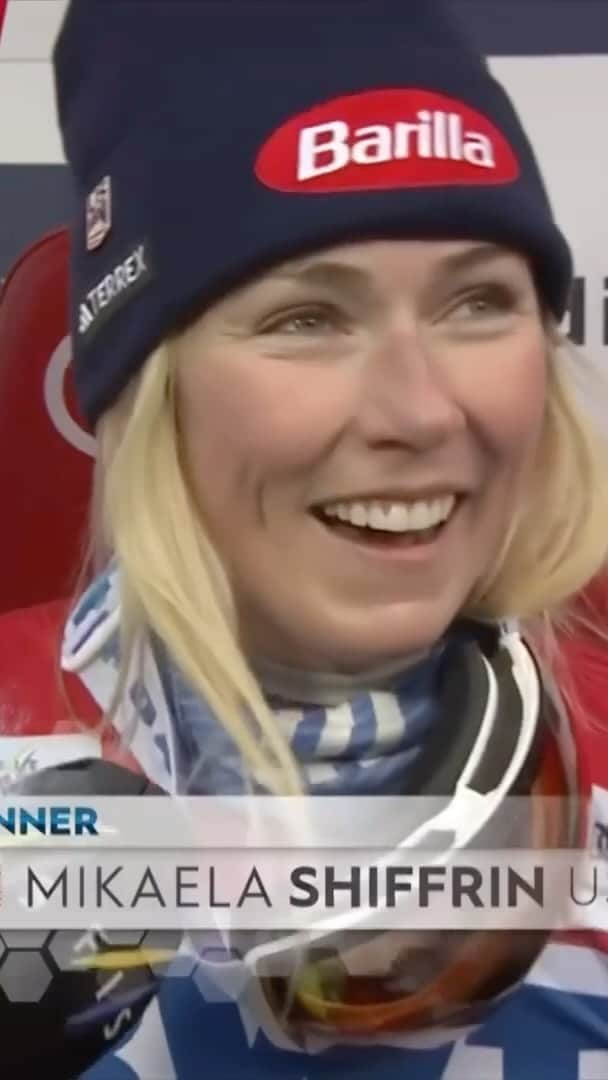 ミカエラ・シフリンのインスタグラム：「It was a ✨𝒔𝒑𝒆𝒄𝒊𝒂𝒍✨ home crowd victory for Mikaela Shiffrin 😍  #skiing #fisalpine #alpine #slalom」