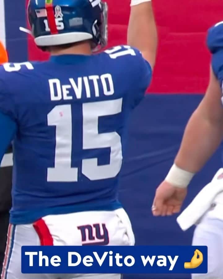 New York Giantsのインスタグラム：「DeVito family celly 🤌」