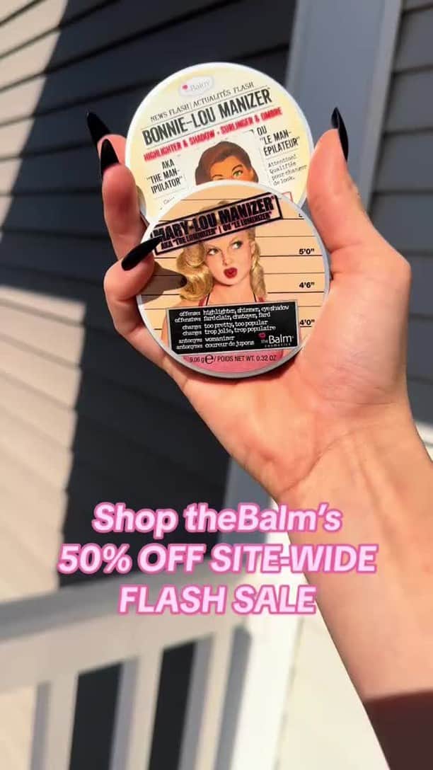 the Balmのインスタグラム：「We're obsessed with these SAVINGS 😍 🔥 50% off SITEWIDE ENDS SOON! @thebalm #thebalm #FLASHSALE #beauty #beautysale」