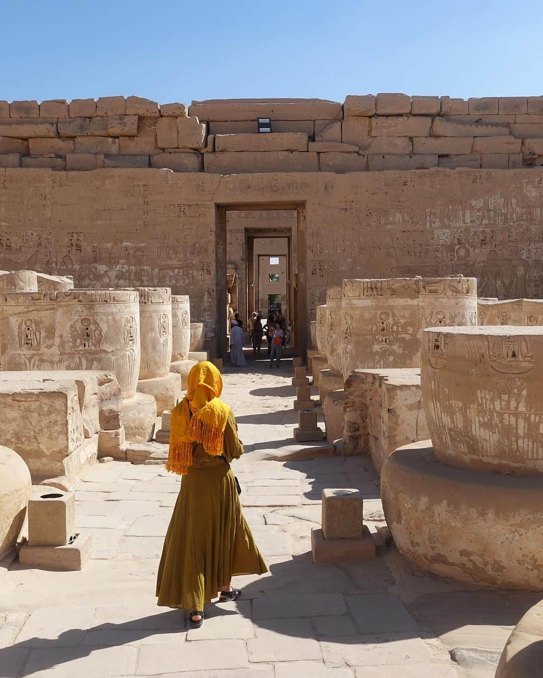 青山有紀さんのインスタグラム写真 - (青山有紀Instagram)「ハブ神殿と呼ばれるラムセス3世の葬祭殿とラムセス2世の神殿」11月27日 14時34分 - yukiaoya
