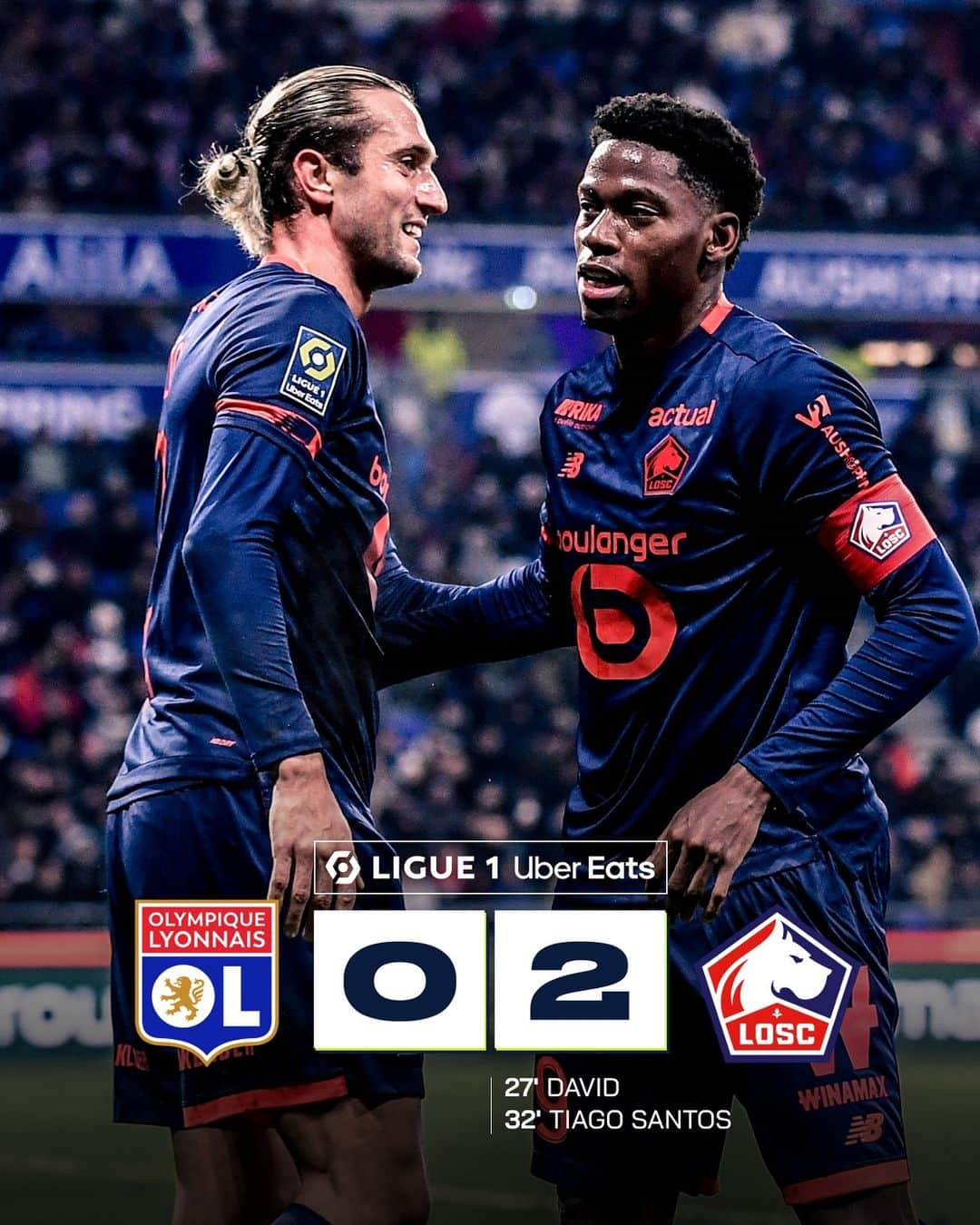 リーグ・アンさんのインスタグラム写真 - (リーグ・アンInstagram)「💪 A solid victory for Lille 🐶 !  #Ligue1UberEats #LOSC」11月27日 6時54分 - ligue1ubereats