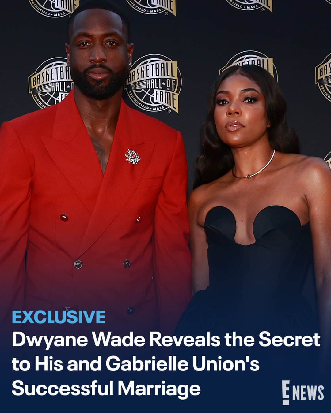 E! Onlineのインスタグラム：「The key to a successful relationship all comes down to the assist, according to Dwyane Wade. He shares insight into his and Gabrielle Union's marriage at the link in bio. (📷: Getty)」