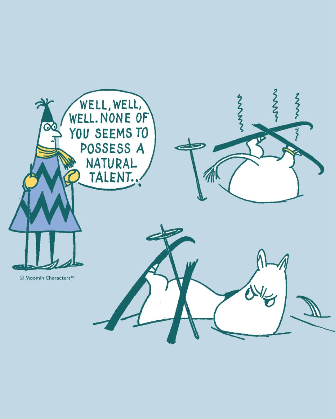 ムーミンさんのインスタグラム写真 - (ムーミンInstagram)「Practice makes perfect, right? 😁 Have a Moominous Monday! ❤️ #moomin #moominofficial」11月27日 16時04分 - moominofficial