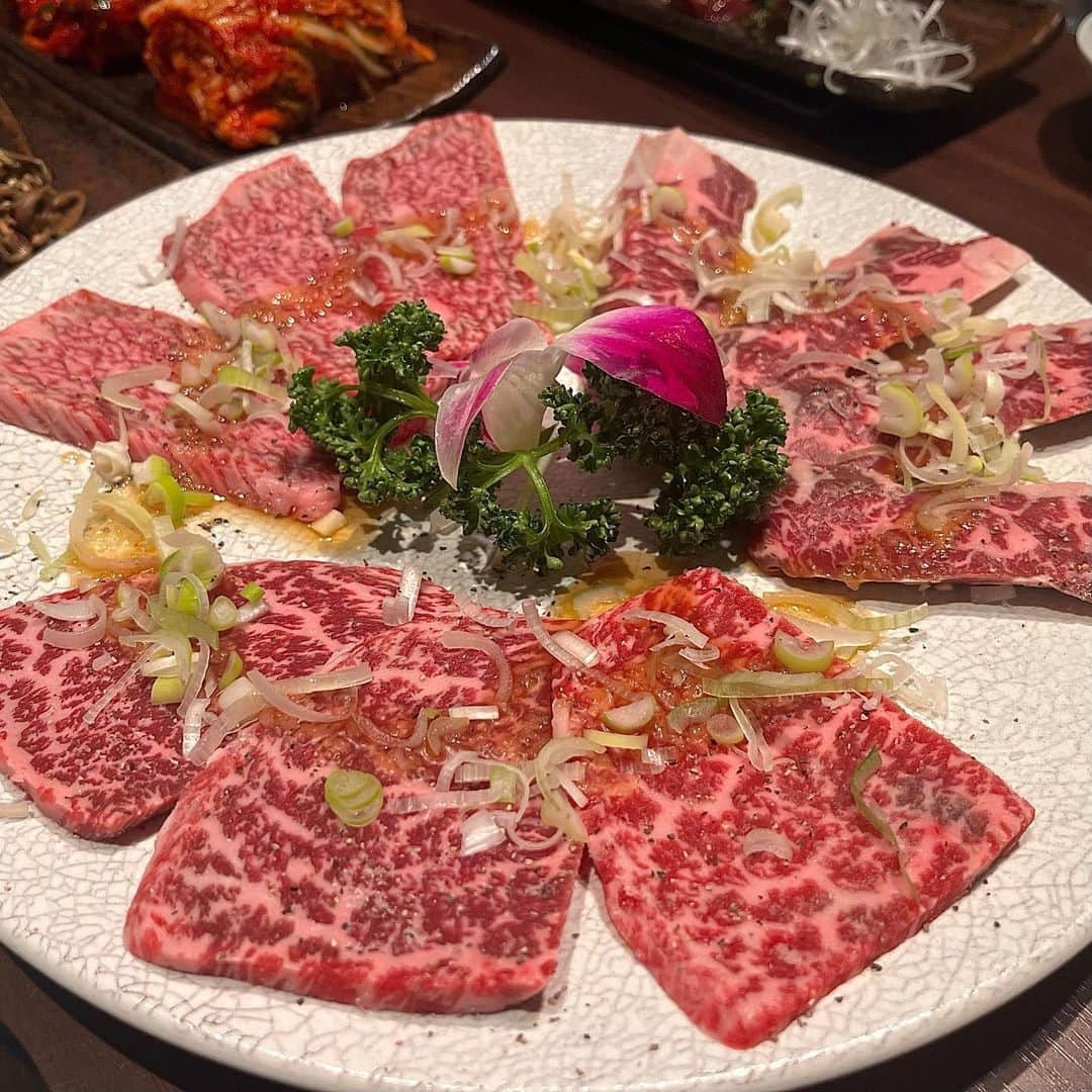 生田千秋さんのインスタグラム写真 - (生田千秋Instagram)「大好きメンバーと 赤坂で韓国料理&焼肉食べた❤️ @jumon_akasaka   どれも本当に美味しかったし 個室も広くて居心地良かったし 朝までやってるの最高💓✨ また絶対行く〜😍  #pr #韓国料理 #ジュモン #樹夢」11月27日 11時01分 - maechi_0815