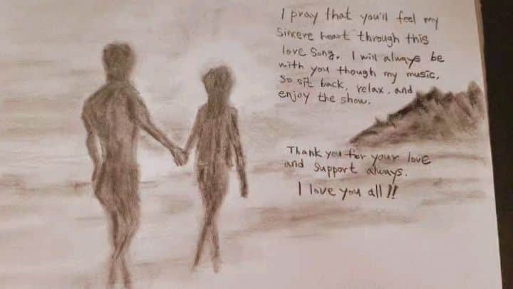 キム・ヒョンジュンのインスタグラム：「I pray that you’ll feel my sincere heart through this love song. I will always be with you through my music, so sit back, relax, and enjoy the show.   Thank you for your love and support always. I love you all!   #ILOVEYOUALL #HENECIA」