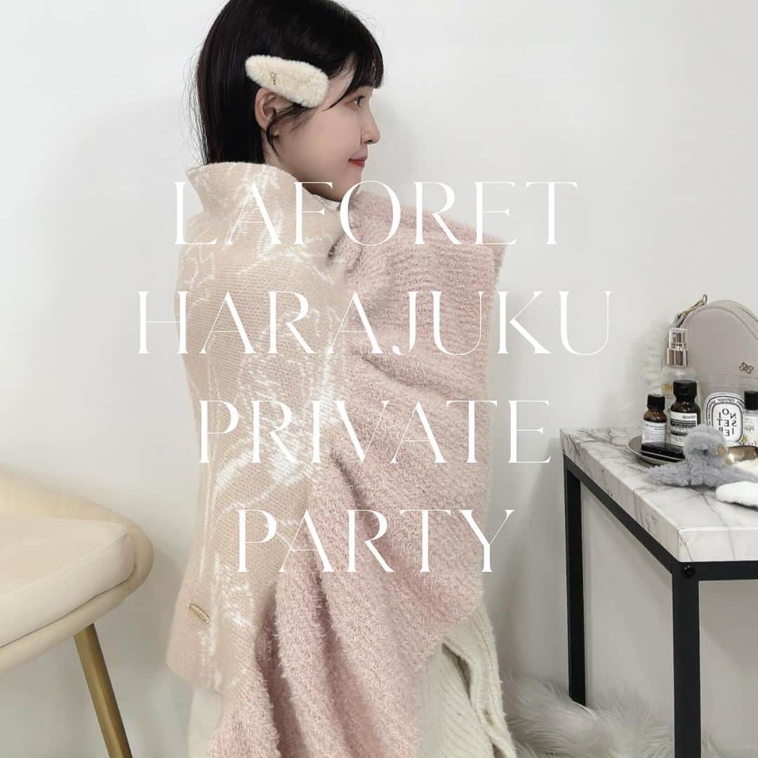AnMILLEのインスタグラム：「Laforet harajuku private party🎄🎁 ㅤㅤㅤㅤㅤㅤㅤㅤㅤㅤㅤㅤㅤ 日時: 12月1日(金) 18:00 - 21:00 ※ 17時までは通常営業となります。 場所: ラフォーレ原宿店 ㅤㅤㅤㅤㅤㅤㅤㅤㅤㅤㅤㅤㅤ 半年に一度の招待制パーティー🎉 クリスマスムード満載な店内でお買い物を楽しんでいただけるように 当日はお得なフェアが盛りだくさんです！！ ㅤㅤㅤㅤㅤㅤㅤㅤㅤㅤㅤㅤㅤ 《 ご招待 》 12/1 18:00〜21:00の間は完全招待制となりますので、 ご来店をご希望の方は下記のアドレス、 またはÁn MILLE原宿店のインスタにてDMをお送りください✨  ㅤㅤㅤㅤㅤㅤㅤㅤㅤㅤㅤㅤㅤ💌 : anmille.harajuku@gmail.com 📲: @anmille.harajuku  ㅤㅤㅤㅤㅤㅤㅤㅤㅤㅤㅤㅤㅤ ＿＿＿＿＿＿ ㅤㅤㅤㅤㅤㅤㅤㅤㅤㅤㅤㅤㅤ 【 NOVELTY FAIR 】 12/1 - 原宿店にて開催！！ (現在天王寺ミオ店でも開催中) ㅤㅤㅤㅤㅤㅤㅤㅤㅤㅤㅤㅤㅤ ¥13,000以上お買い上げで、 オリジナルブランケットをプレゼントいたします💕 ㅤㅤㅤㅤㅤㅤㅤㅤㅤㅤㅤㅤㅤ ※無くなり次第終了となります。 ㅤㅤㅤㅤㅤㅤㅤㅤㅤㅤㅤㅤㅤ ＿＿＿＿＿＿＿ ㅤㅤㅤㅤㅤㅤㅤㅤㅤㅤㅤㅤㅤ #アンミール #anmille」