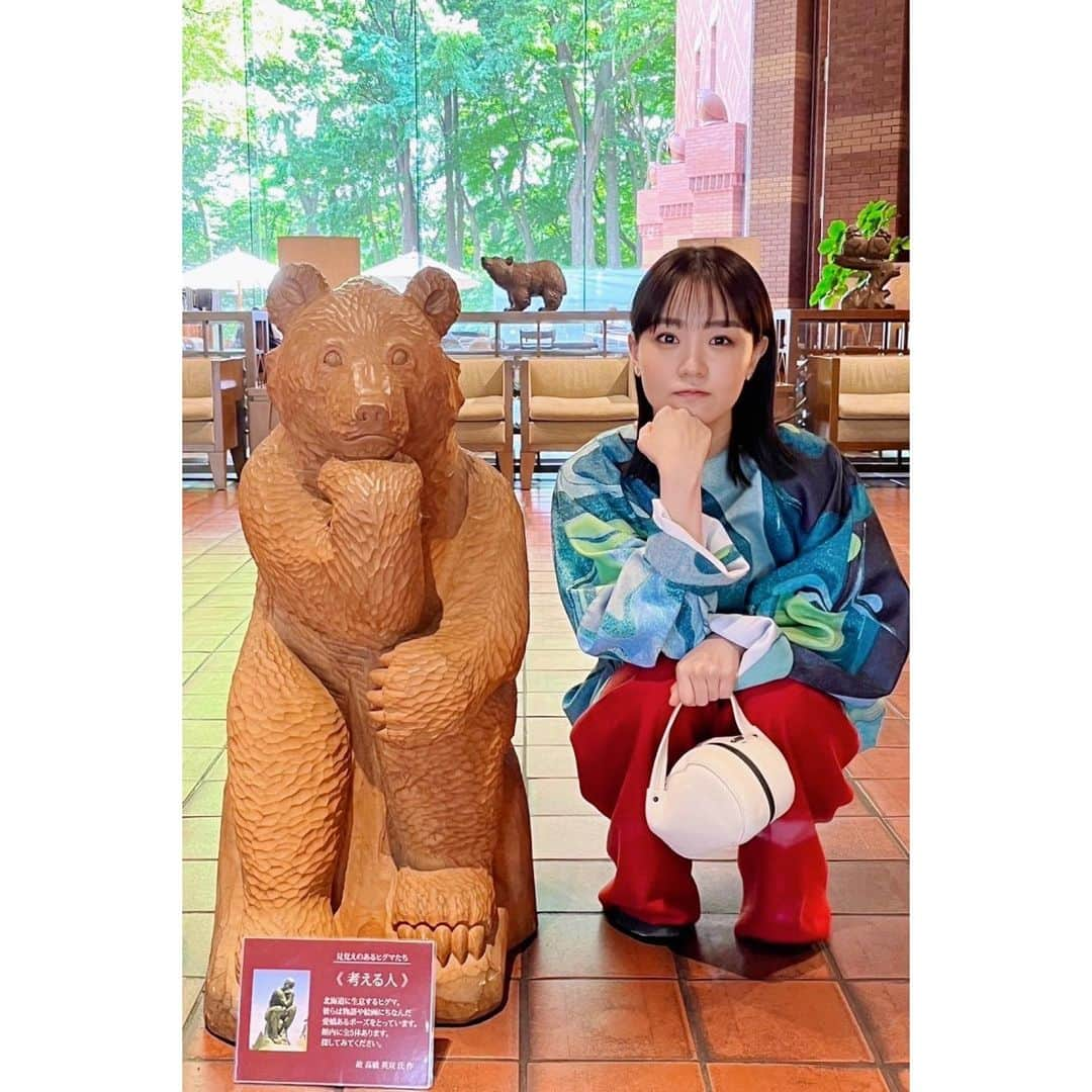 奈緒のインスタグラム：「. 考える🐻」