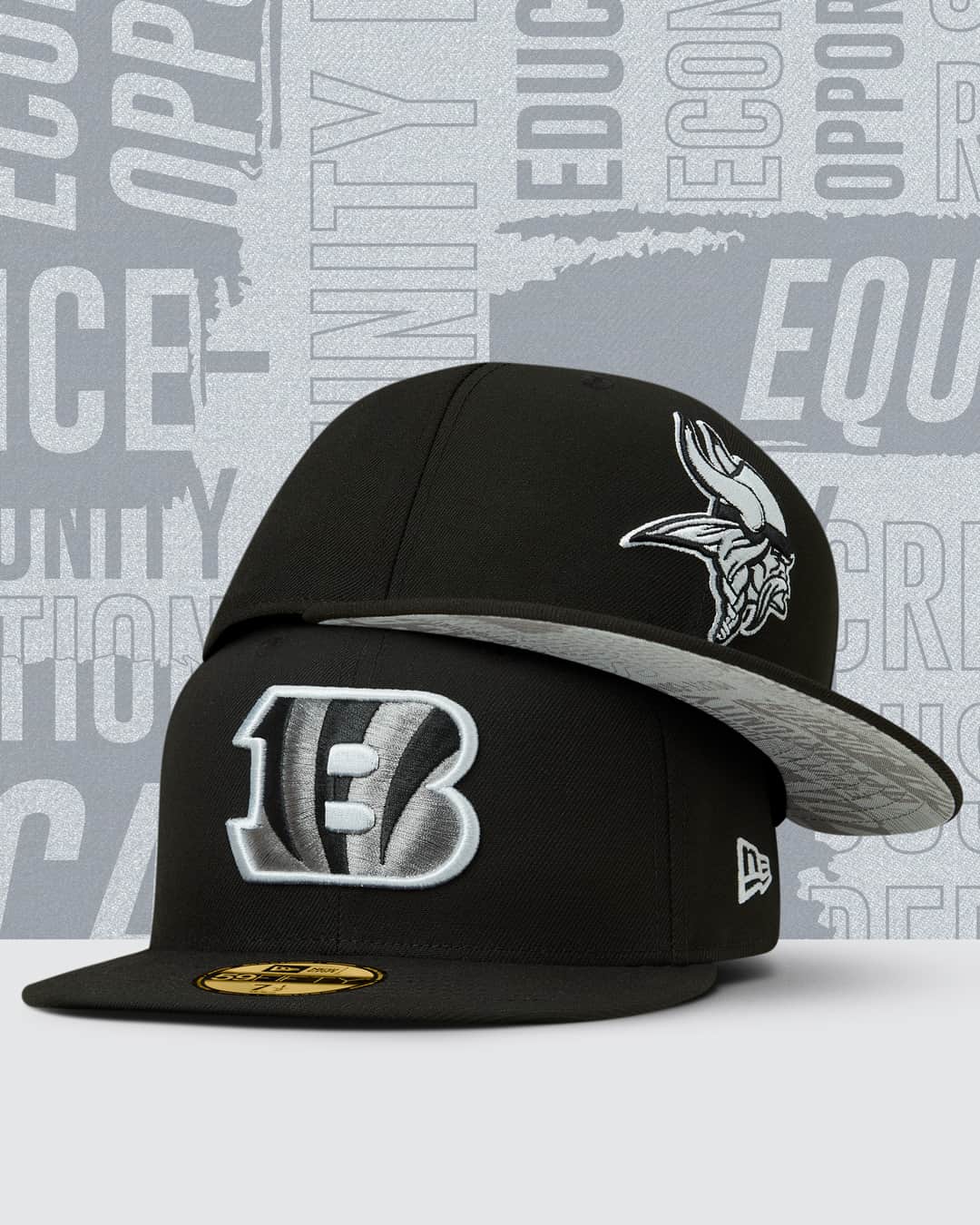 ニューエラ・キャップのインスタグラム：「When we work together, the world becomes a better place. The NFL Inspire Change Collection is available in select styles at New Era Cap.」