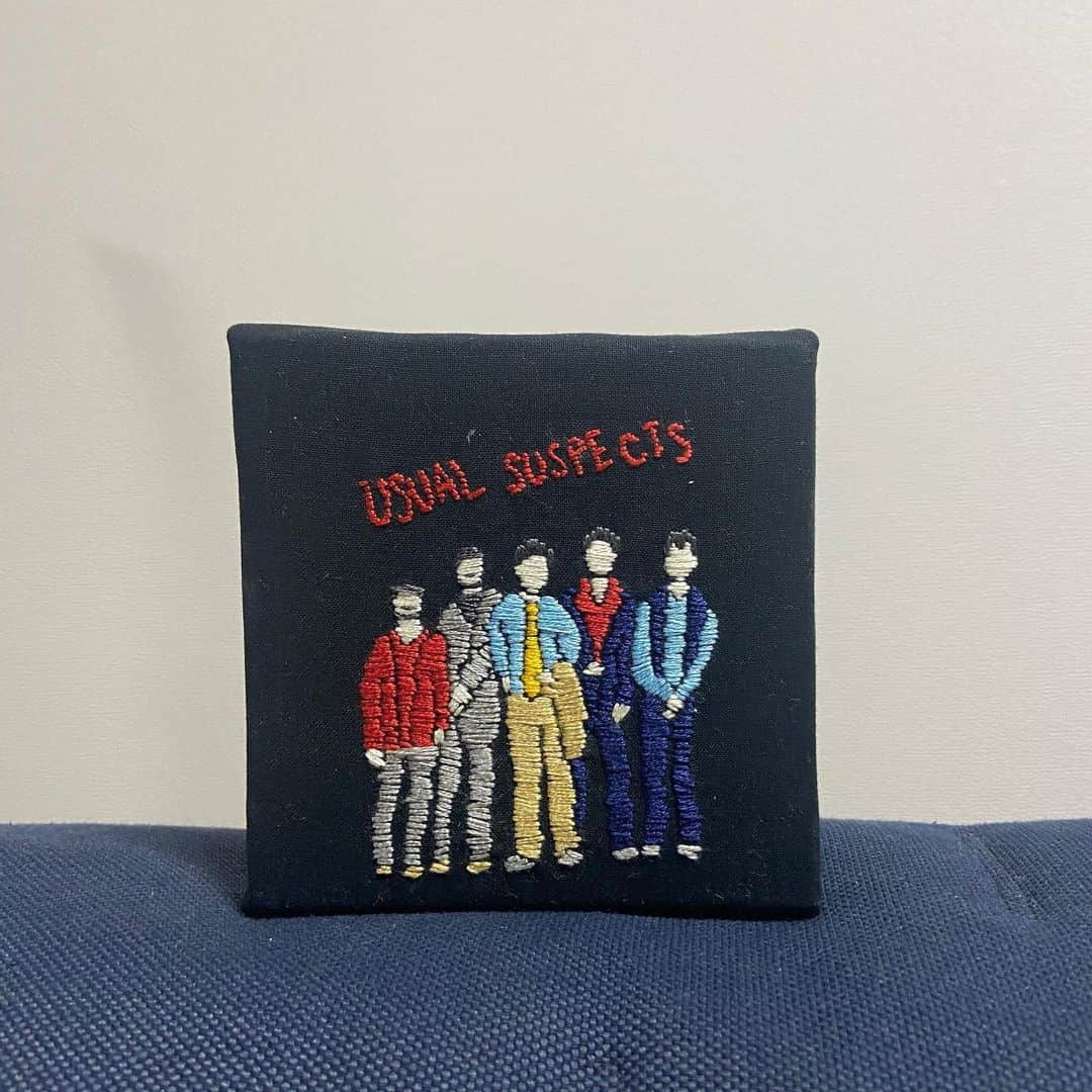 上田歩武さんのインスタグラム写真 - (上田歩武Instagram)「次は12月！！#goodwalkin #handembroidery #手刺繍 #usualsuspects」11月28日 0時11分 - uedaayumu