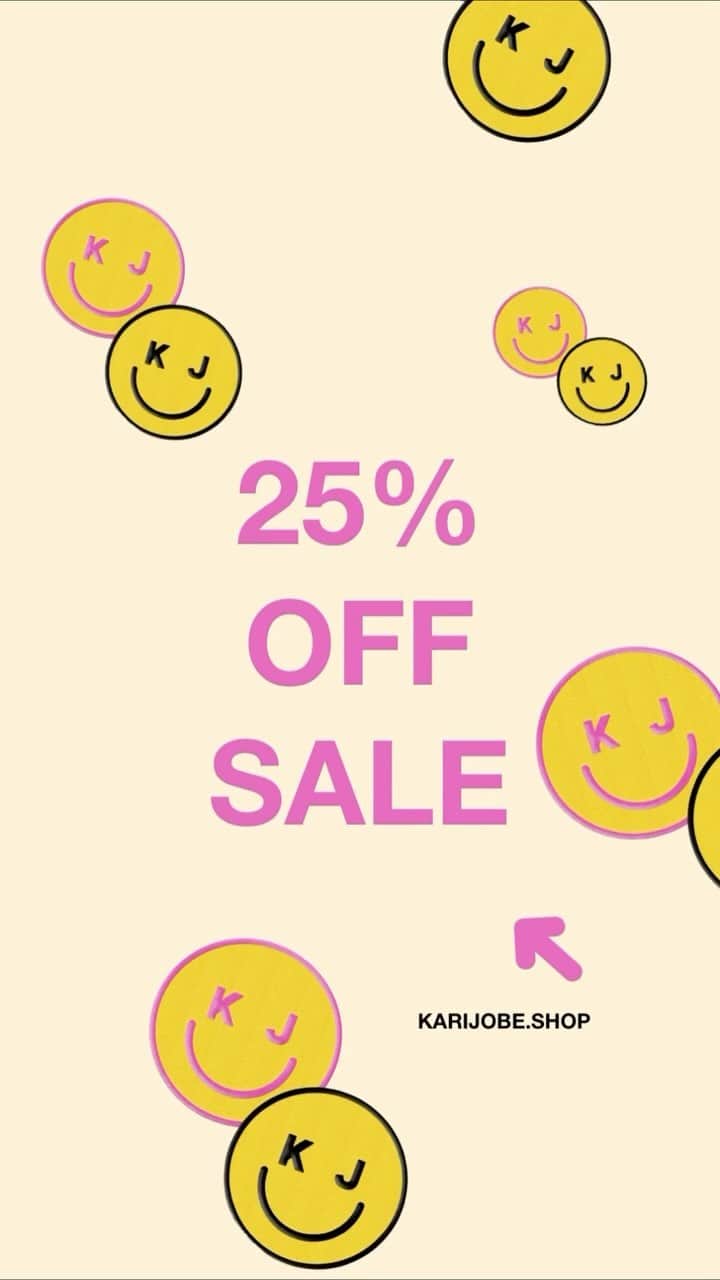 カリ・ジョブのインスタグラム：「SALE ALERT! 💓 25% OFF at karijobe.shop! Plus all purchases from the KJ Online Store enter you to win a $100 gift card at karijobe.shop! Ends TONIGHT at 11:59pm! (No promo code needed, sale automatically applied)  -Team KJ」