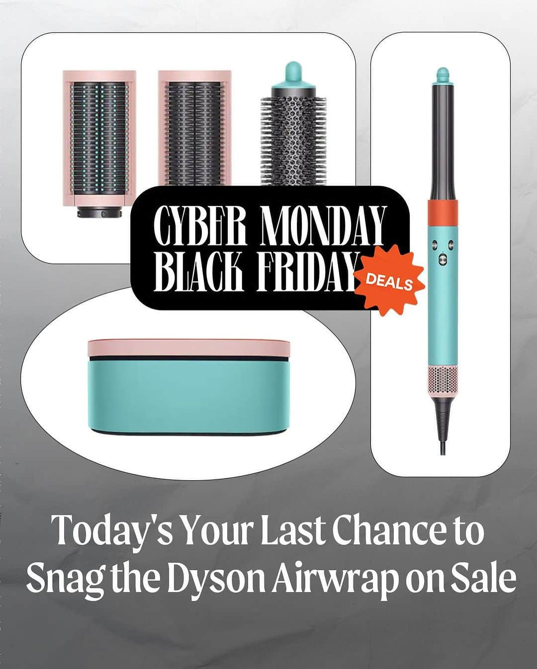 Cosmopolitanのインスタグラム：「The sale you've been waiting for is finally here: #CyberMonday Dyson Airwrap deals. 🤑  Save some major $$$ at the link in bio.」